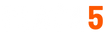 Logo PLACA 5 en blanco para fondos oscuros