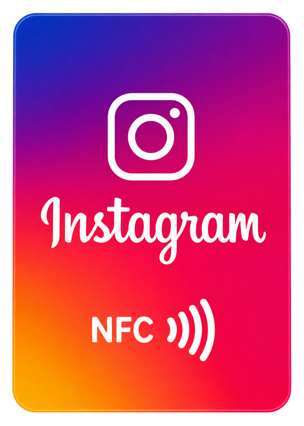 Tarjeta NFC para seguidores de Instagram
